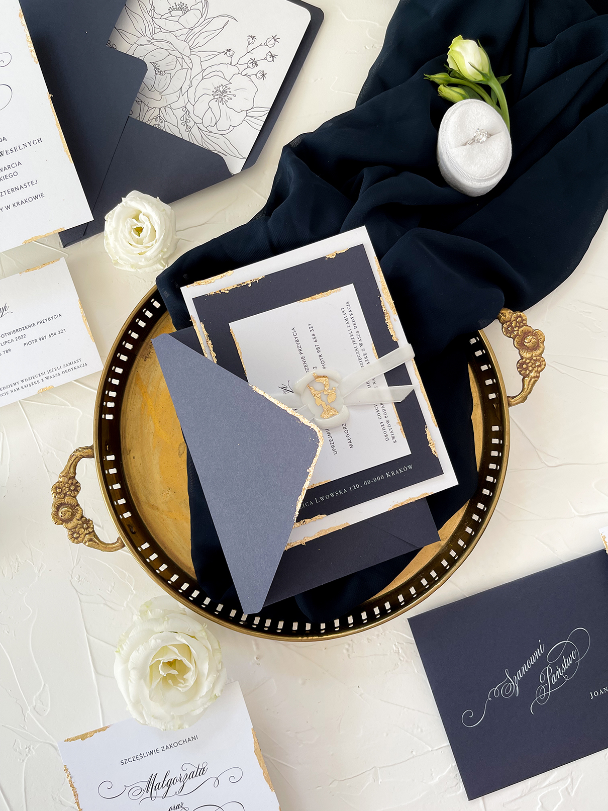 Zaproszenie ślubne Lakelynn Zaproszenie ślubne Lakelynn