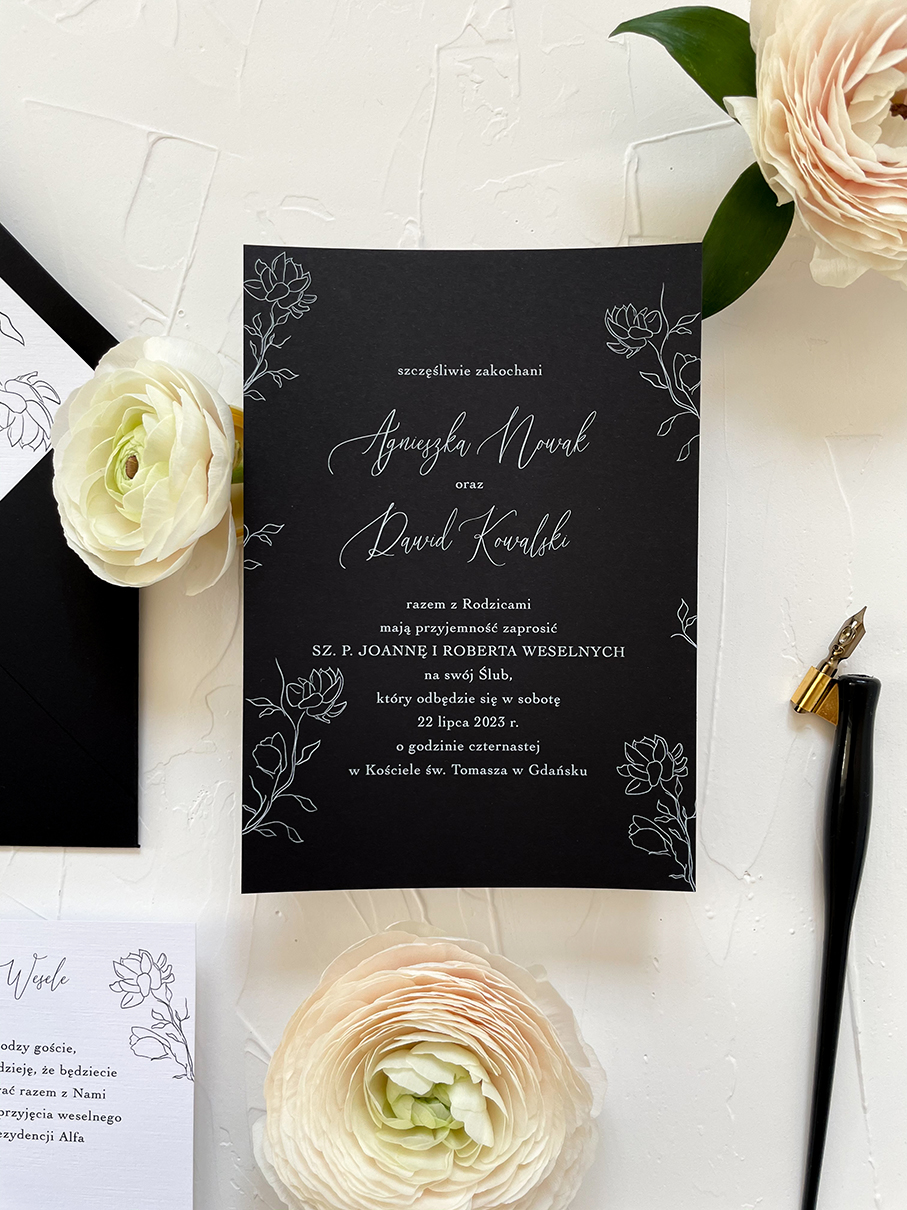 Zaproszenie ślubne Viera Zaproszenie ślubne Viera