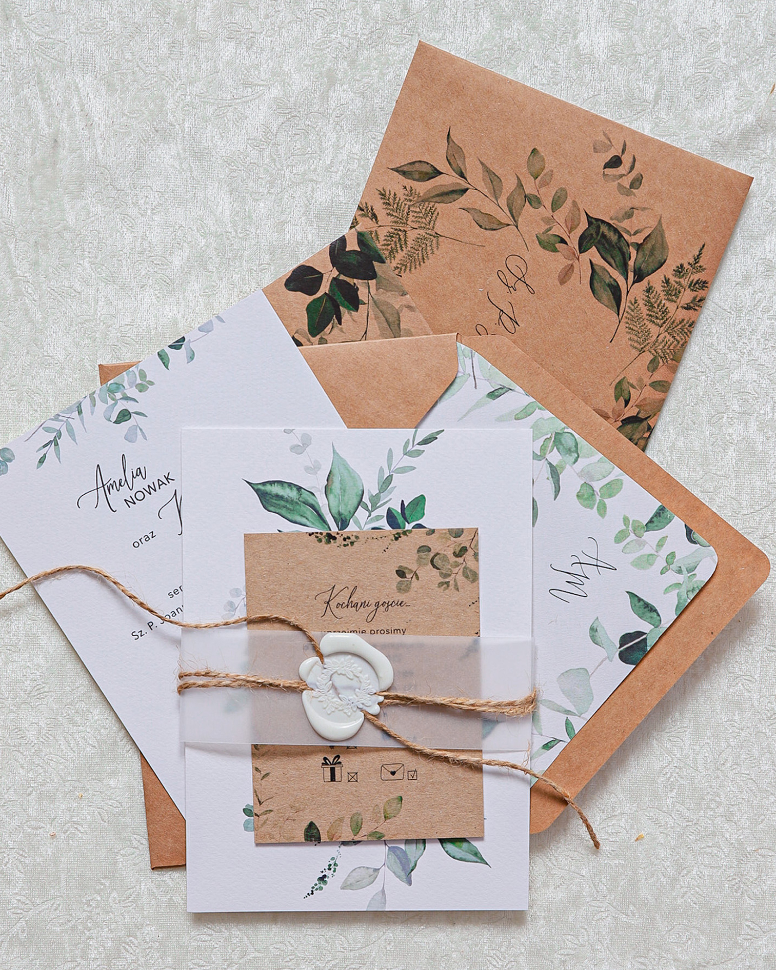 Daintree Zaproszenie ślubne Daintree Zaproszenie ślubne Daintree