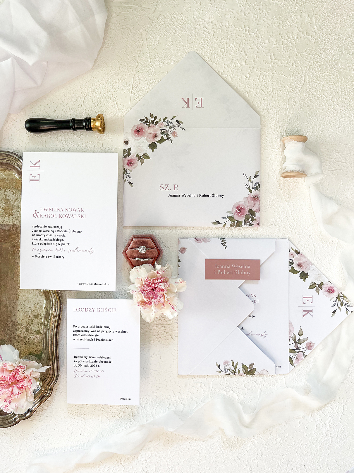 Zaproszenie ślubne Laura Zaproszenie ślubne Laura