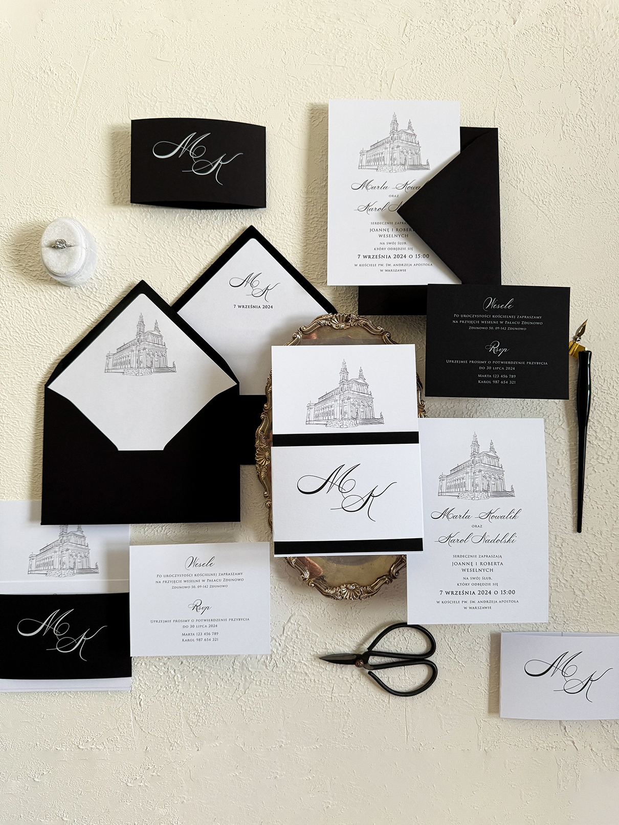 Zaproszenie ślubne Leah Zaproszenie ślubne Leah