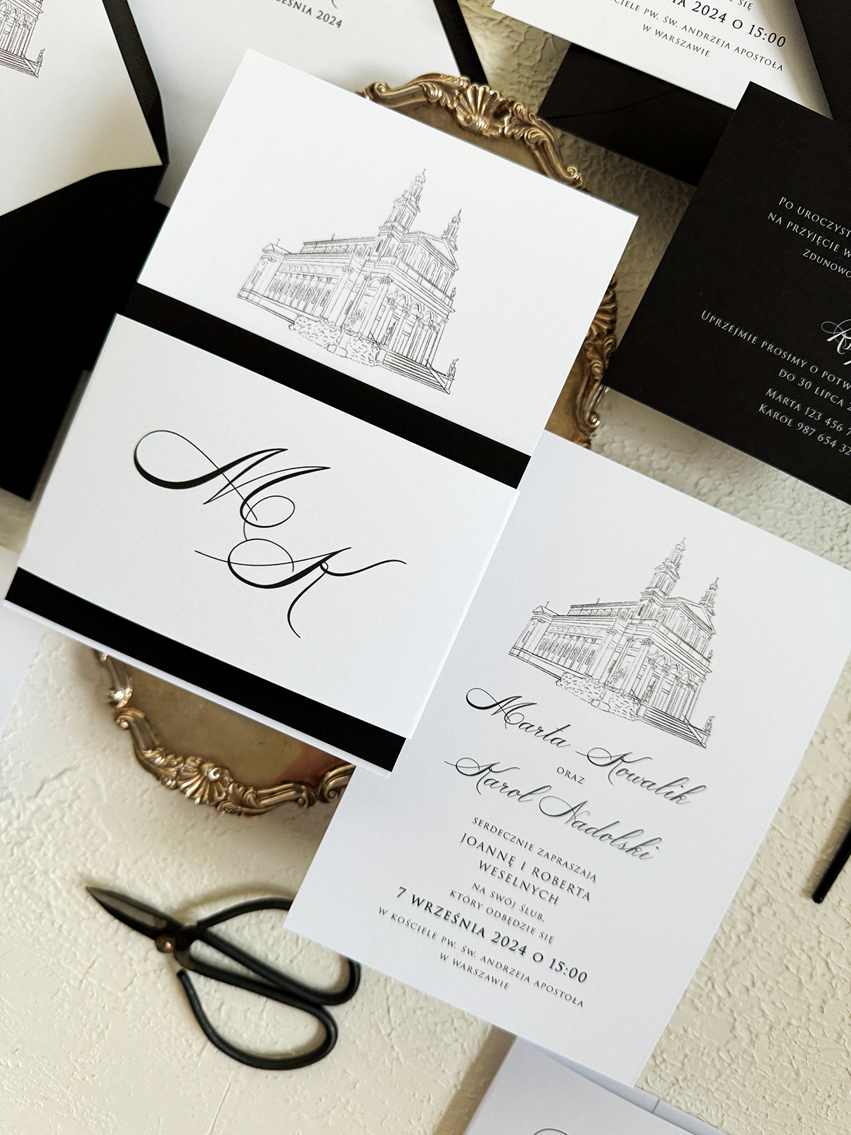 Zaproszenie ślubne Leah Zaproszenie ślubne Leah