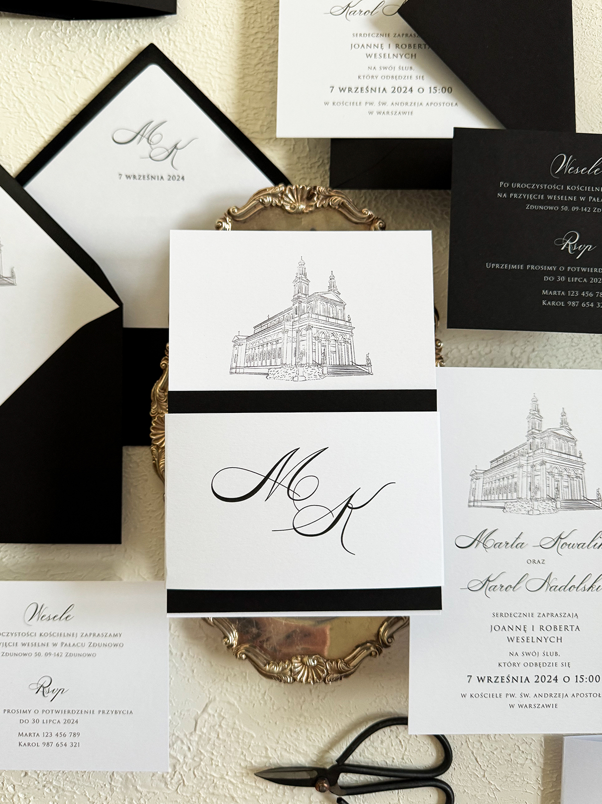 Zaproszenie ślubne Leah Zaproszenie ślubne Leah