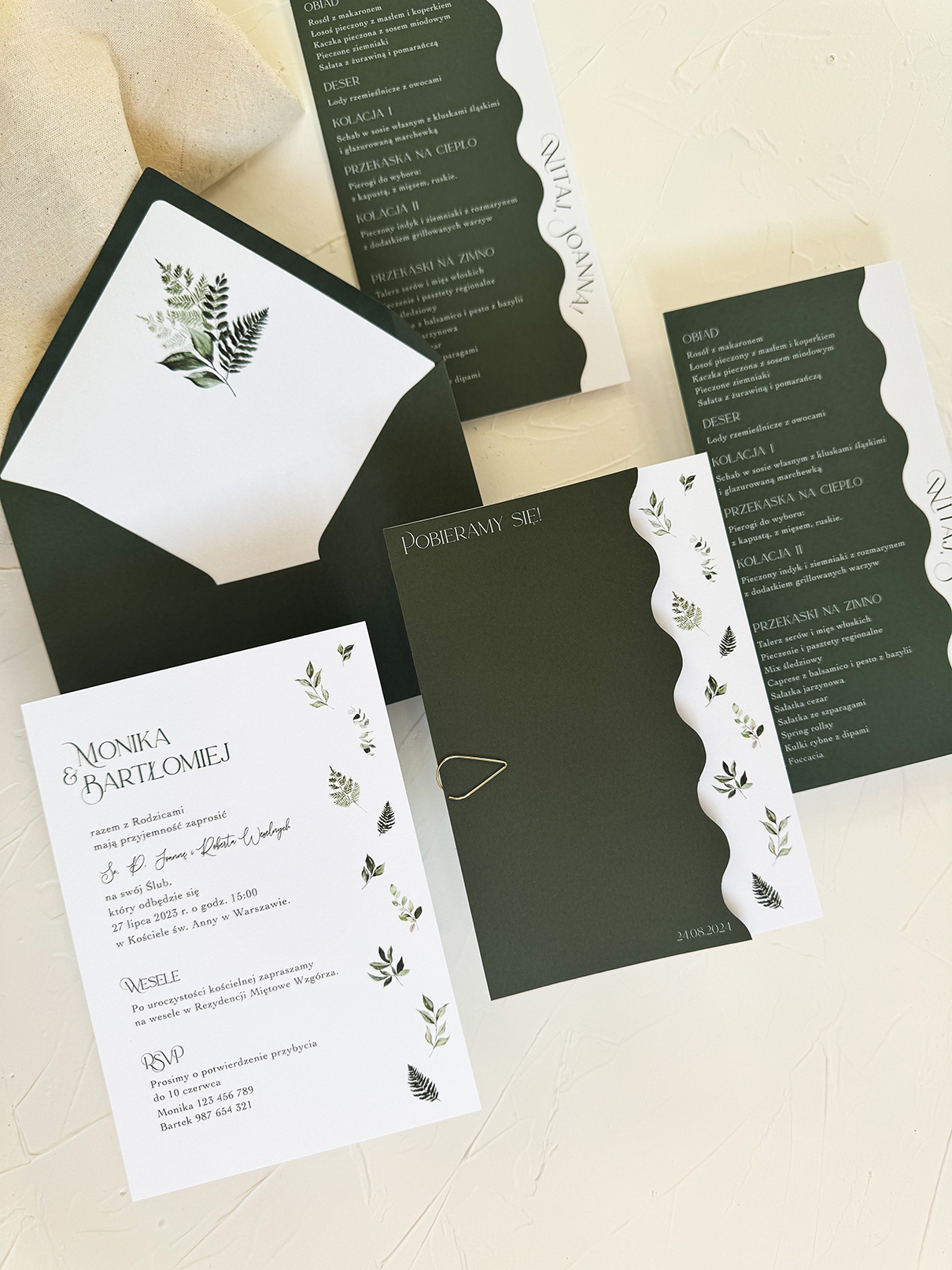 Zaproszenie ślubne Vail Zaproszenie ślubne Vail