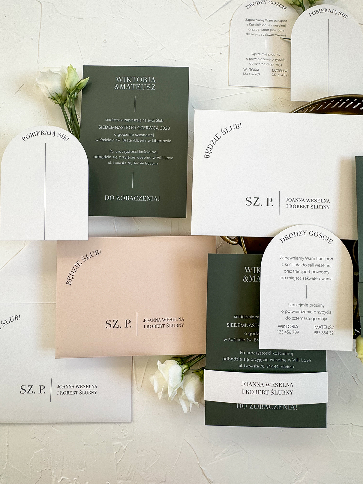 Zaproszenie ślubne Vale Zaproszenie ślubne Vale