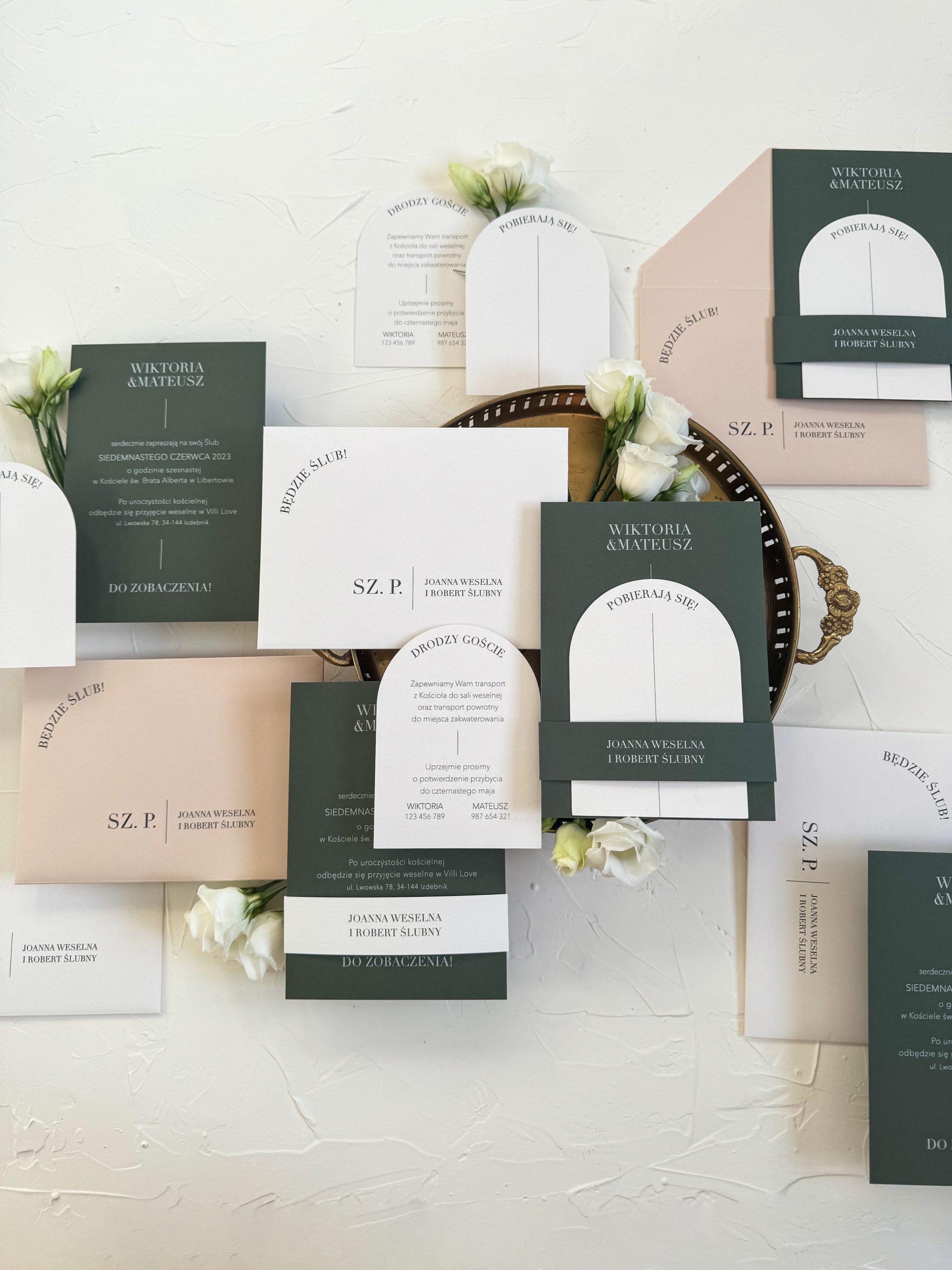 Zaproszenie ślubne Vale Zaproszenie ślubne Vale