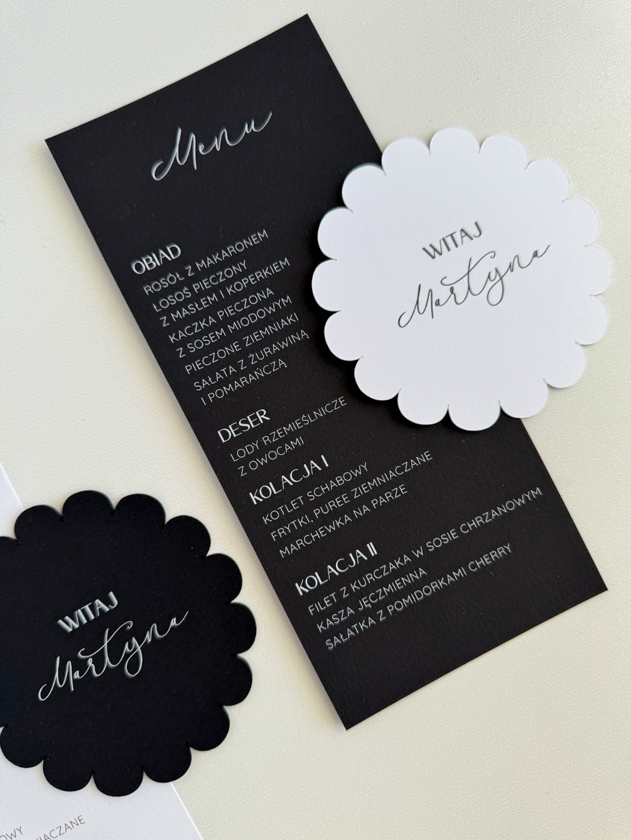 menu leżące menu leżące