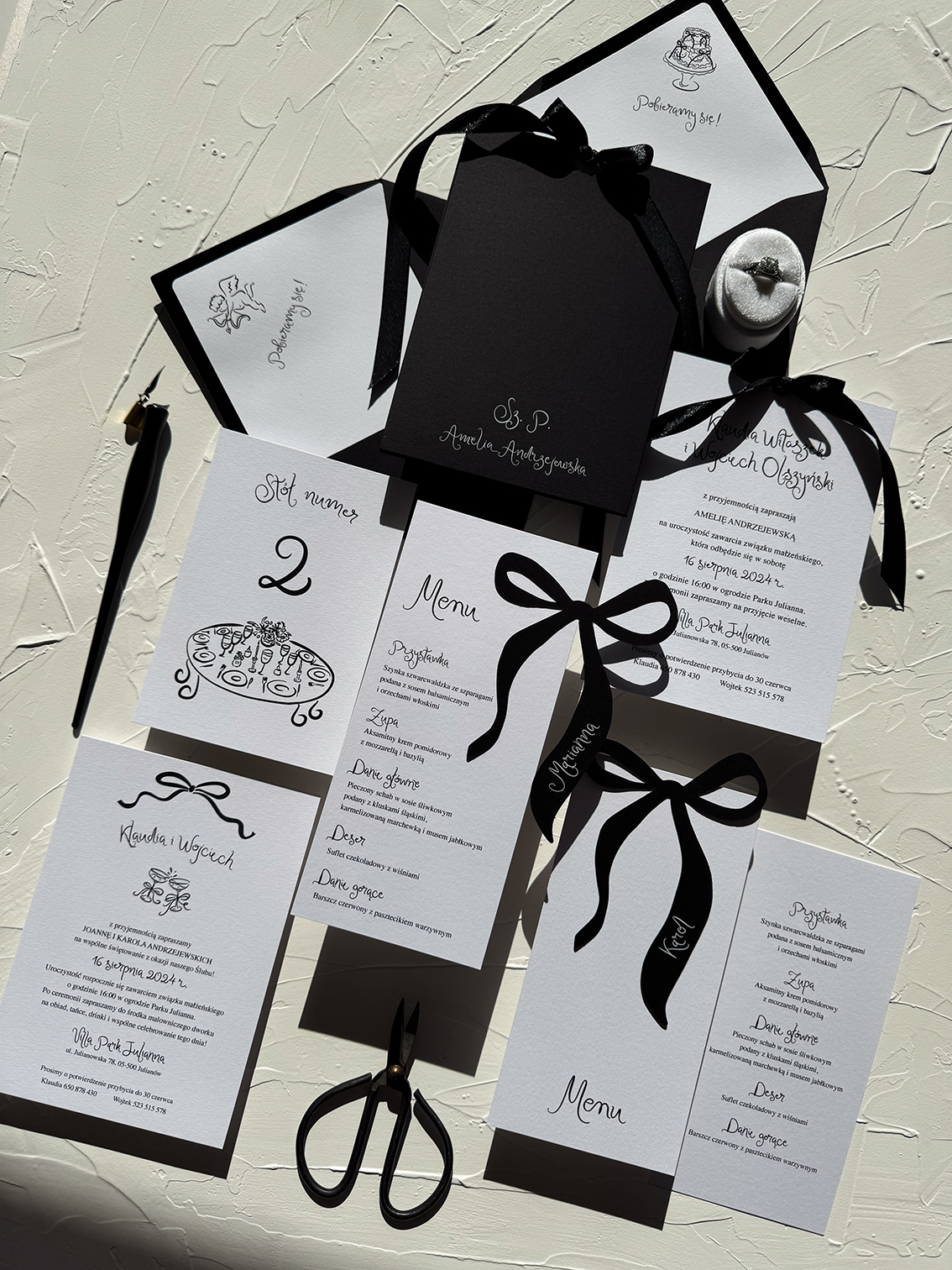 Zaproszenie ślubne Leni Zaproszenie ślubne Leni