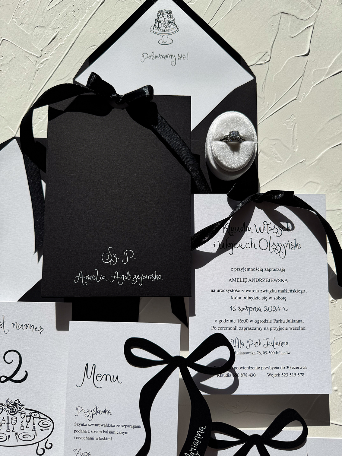 Zaproszenie ślubne Leni Zaproszenie ślubne Leni