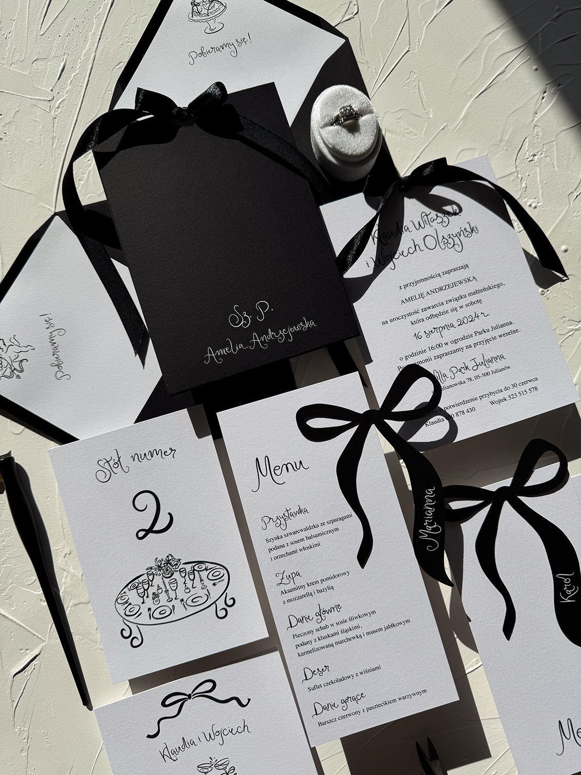 Zaproszenie ślubne Leni Zaproszenie ślubne Leni